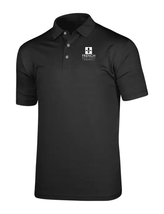 Callaway Vibrant Black Ventilated Polo w/French Brothers Homes Logo
