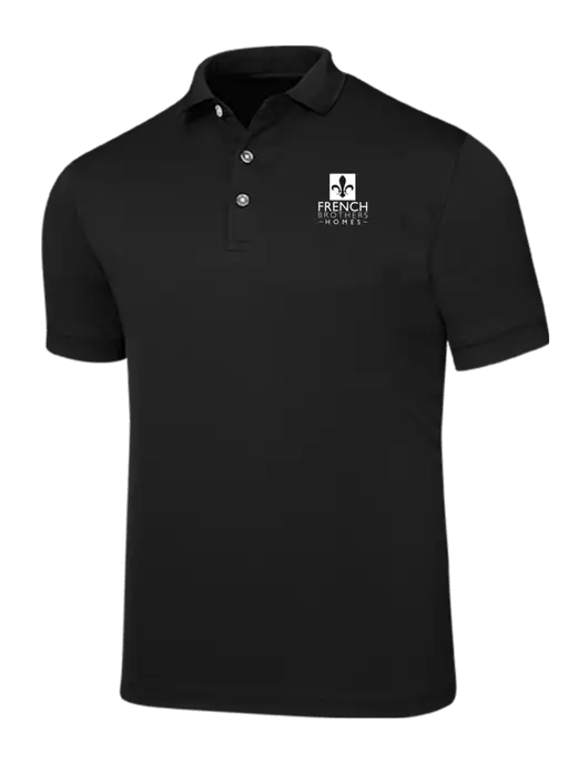Callaway Ottoman Black Polo w/French Brothers Homes Logo