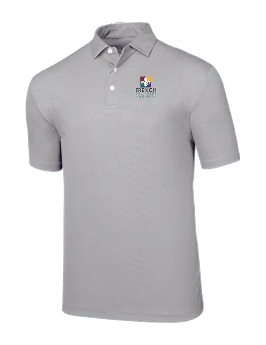 Callaway Birdseye Light Grey Polo w/French Brothers Homes Logo