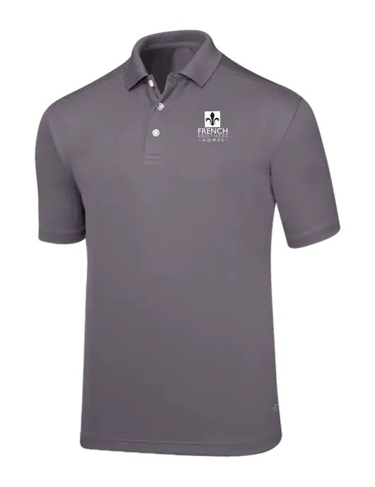Callaway Core Medium Grey Performance Polo w/French Brothers Homes Logo