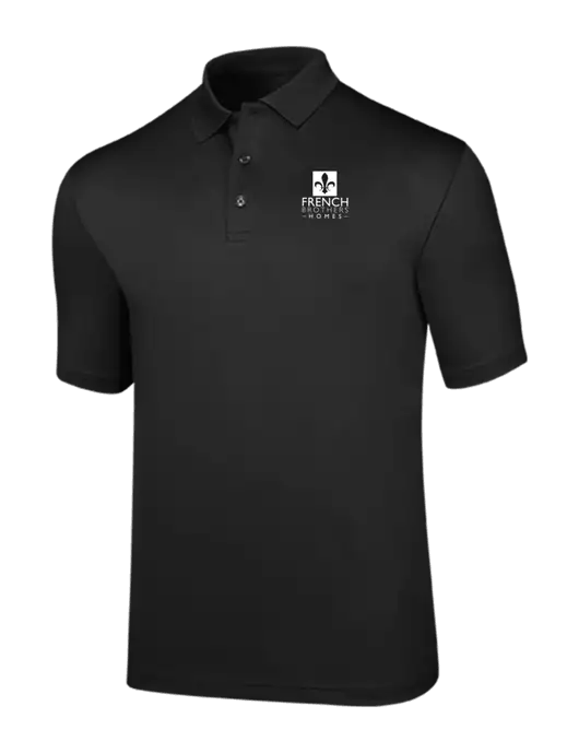 Callaway Opti-Dri Black Chev Polo w/French Brothers Homes Logo