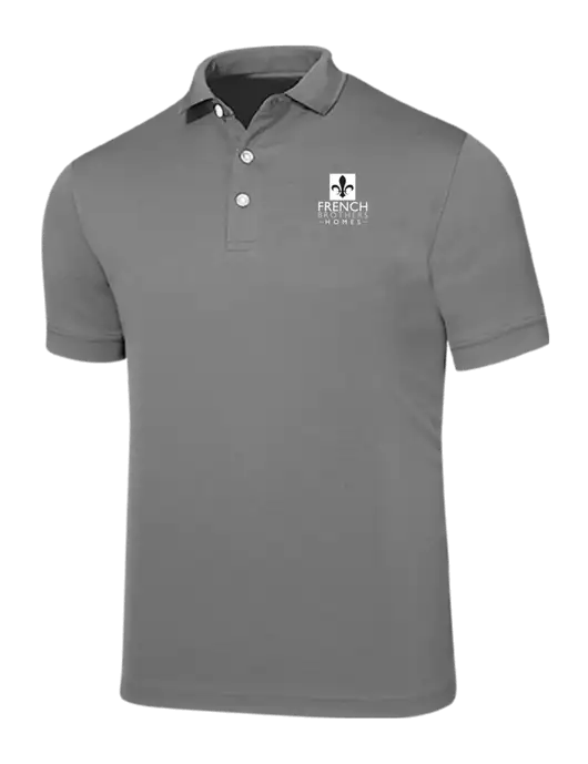 Callaway Ottoman Medium Grey Polo w/French Brothers Homes Logo