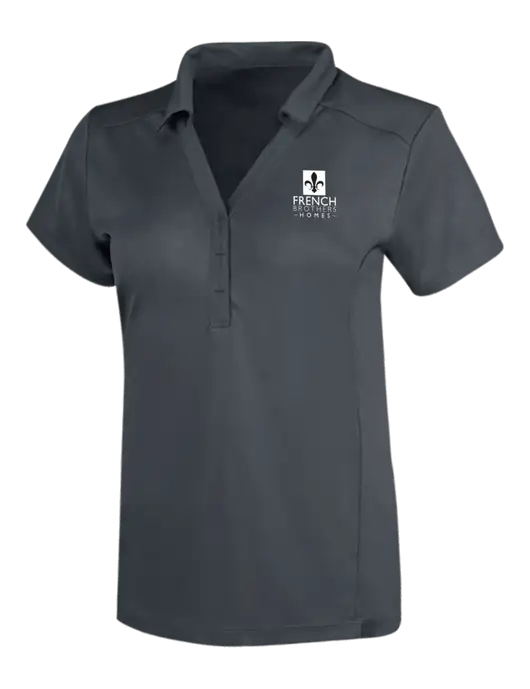 OGIO Dark Grey Womens Framework Polo w/French Brothers Homes Logo