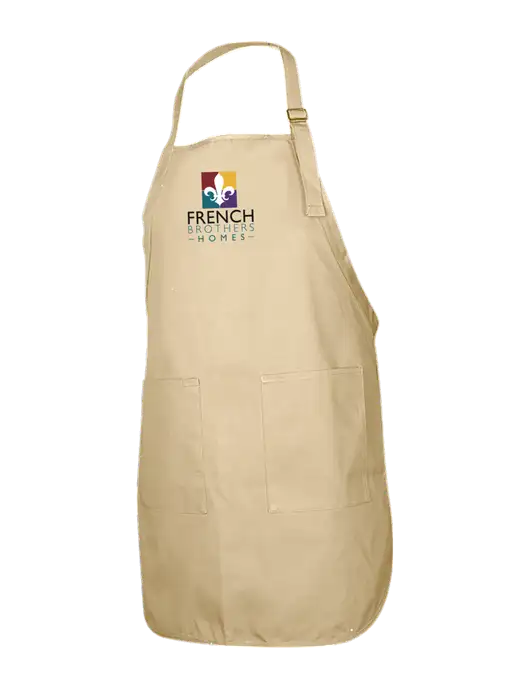 Full-Length Stone Apron With Pockets w/French Brothers Homes Logo