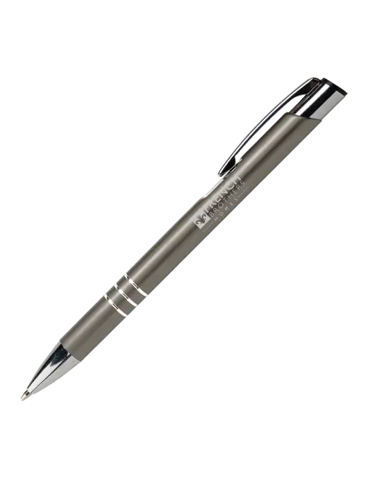 Laurent Gunmetal Pen - Black Ink w/French Brothers Homes Logo