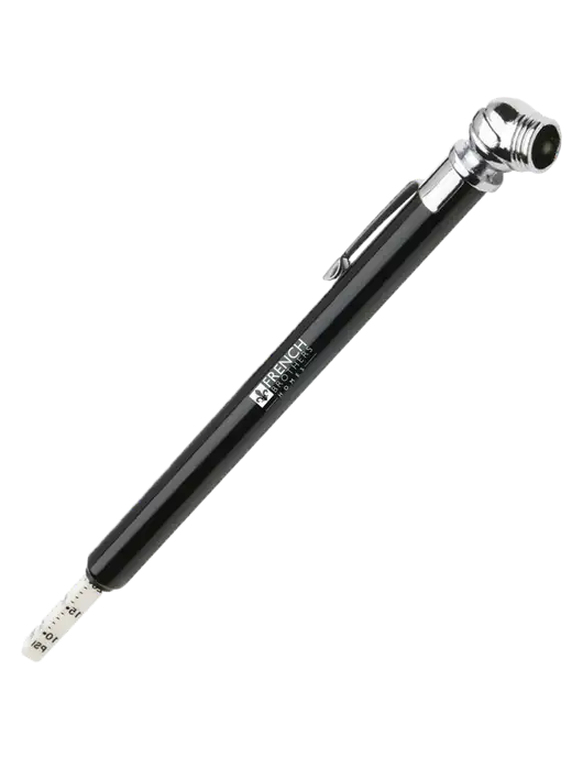 Quick View Black Tire Gauge w/French Brothers Homes Logo