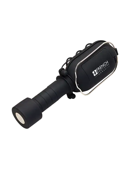 Black Magnum Worklight w/French Brothers Homes Logo