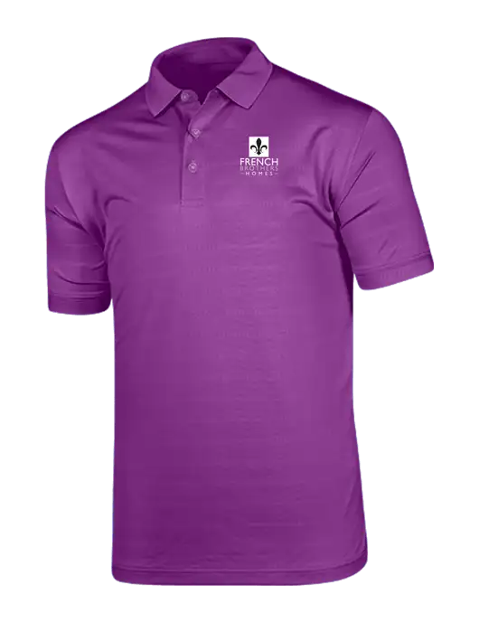 Callaway Vibrant Purple Ventilated Polo w/French Brothers Homes Logo