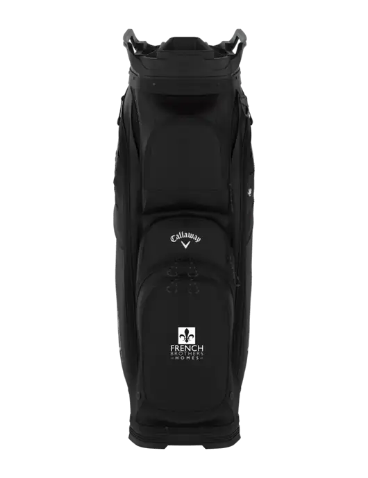 Callaway Org 14 Black Golf Bag  w/French Brothers Homes Logo