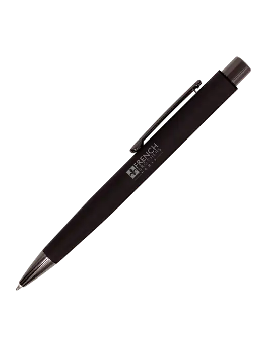 Moana Comfort Black - Black Ink w/French Brothers Homes Logo