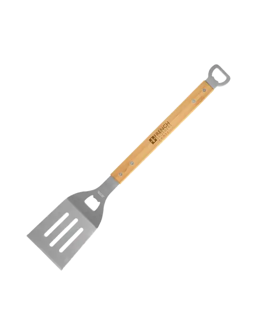 Bamboo BBQ Spatula w/French Brothers Homes Logo