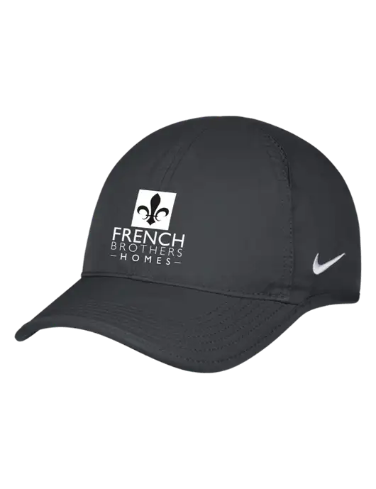 Nike Charcoal Featherlight Cap w/French Brothers Homes Logo