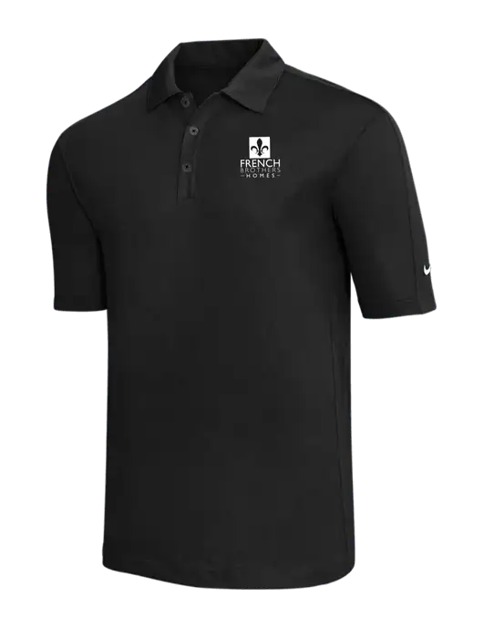Nike Black Tech Sport Dri-FIT Polo w/French Brothers Homes Logo