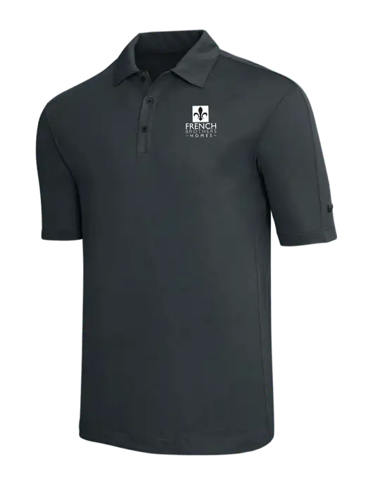 Nike Dark Grey Tech Sport Dri-FIT Polo w/French Brothers Homes Logo