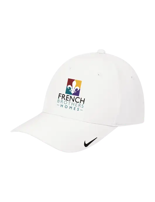 Nike White Dri-FIT Legacy Cap w/French Brothers Homes Logo
