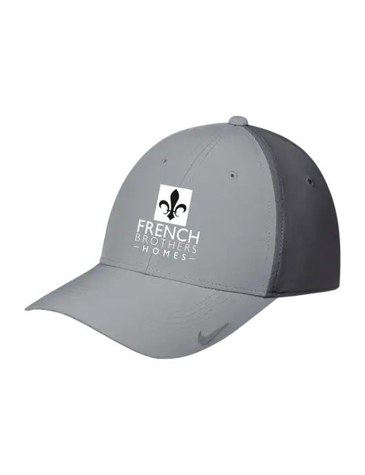 Nike Light Grey/Dark Grey Dri-FIT Legacy Cap w/French Brothers Homes Logo