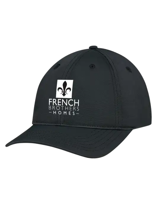 Black Nylon Twill Performance Cap w/French Brothers Homes Logo