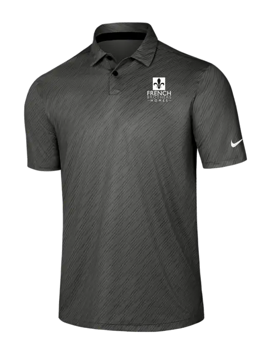 Nike Dark Grey Vapor Dash Polo w/French Brothers Homes Logo