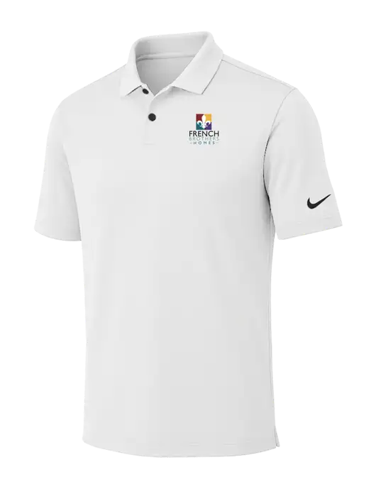 Nike White Dri-FIT Vapor Polo w/French Brothers Homes Logo