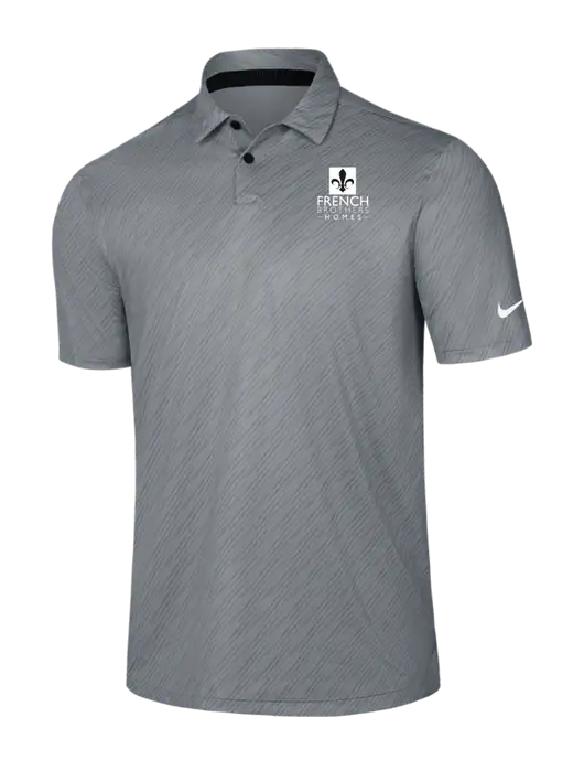Nike Medium Grey Vapor Dash Polo w/French Brothers Homes Logo