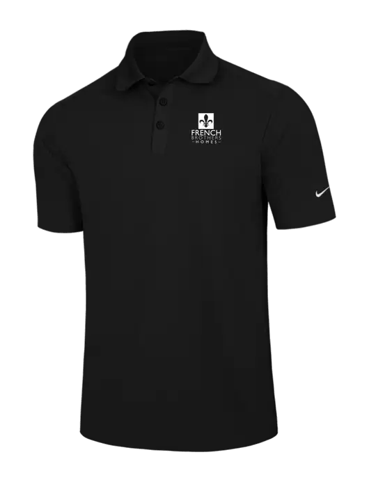 Nike Black Dri-FIT Classic Polo w/French Brothers Homes Logo
