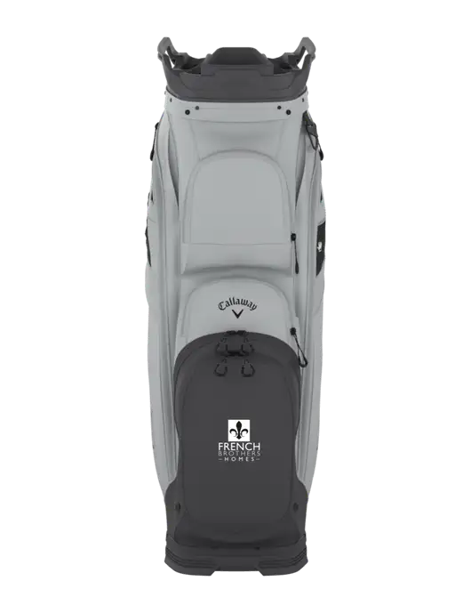 Callaway Org 14 Light Grey Golf Bag  w/French Brothers Homes Logo