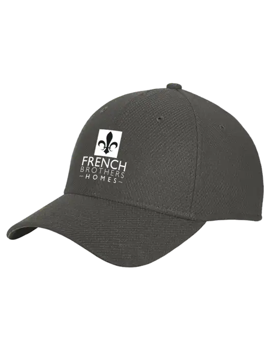New Era Diamond Era Very Dark Grey Stretch Cap w/French Brothers Homes Logo