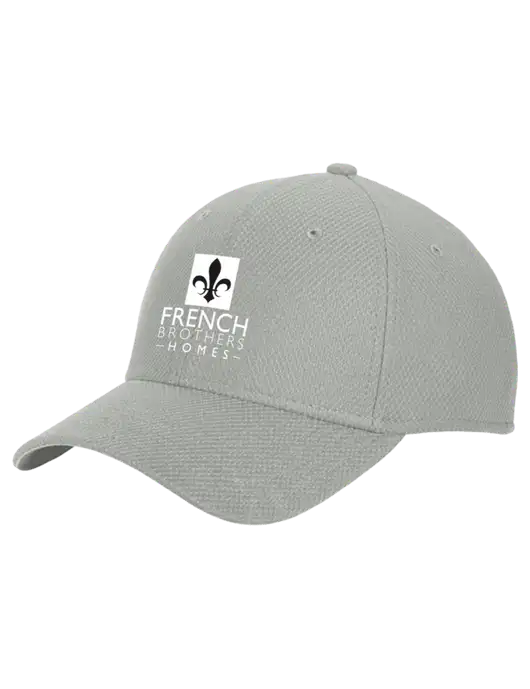 New Era Diamond Era Medium Grey Stretch Cap w/French Brothers Homes Logo
