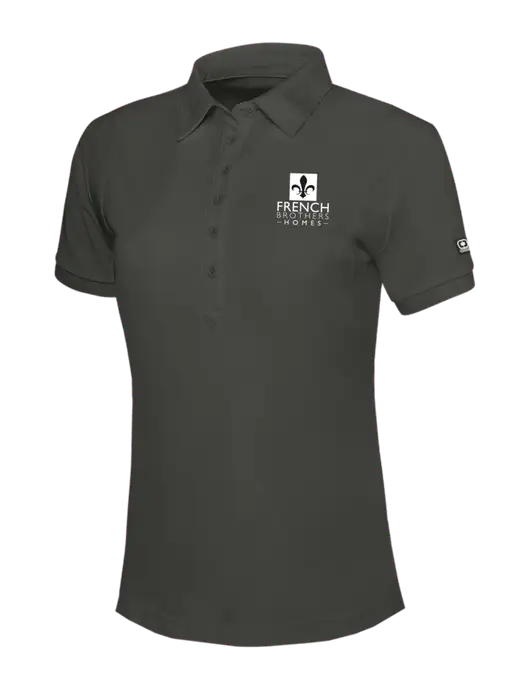OGIO Womens Dark Grey Jewel Polo w/French Brothers Homes Logo