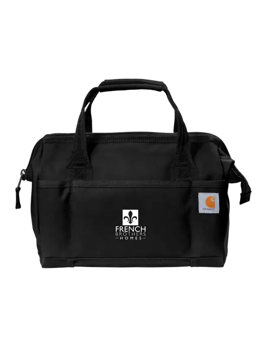 Carhartt Foundry Series 14” Black Tool Bag w/French Brothers Homes Logo